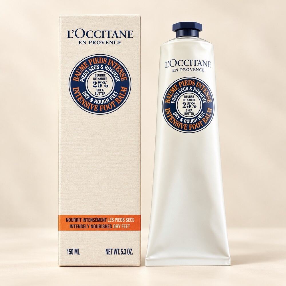 L'Occitane Intensive Foot Balm Dry & Rough Feet with 25% Shea Butter 5.2 oz NIB